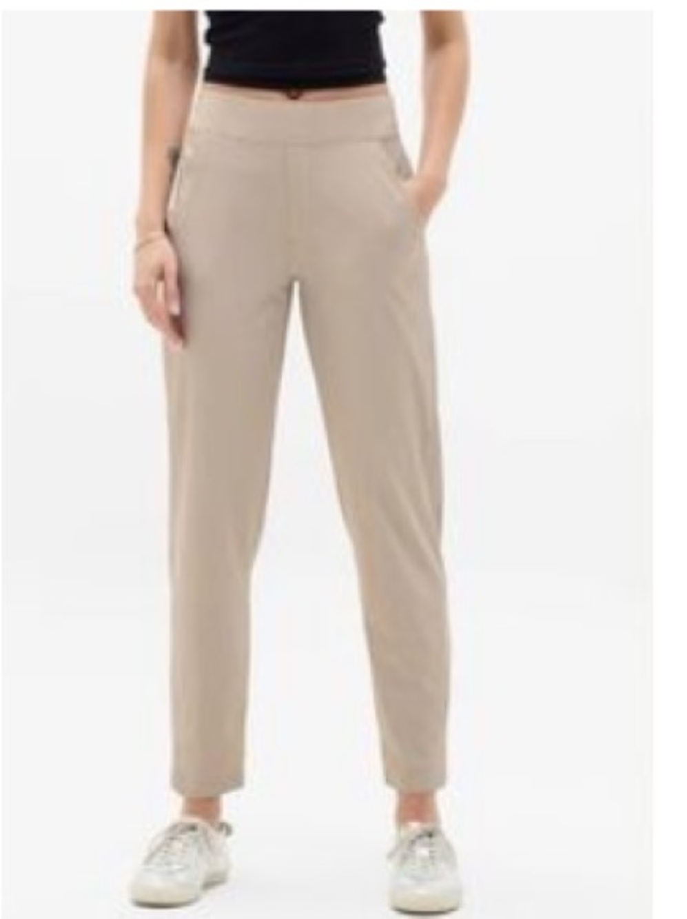 Athleta Brooklyn Ankle Pants Sz 4 Beige